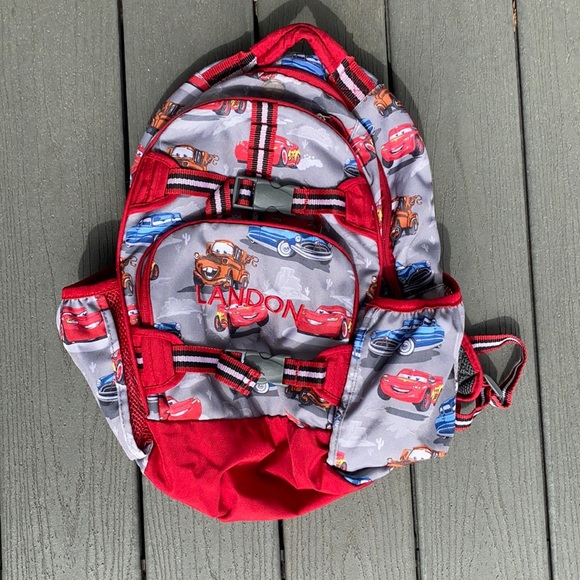 pottery barn cars backpack